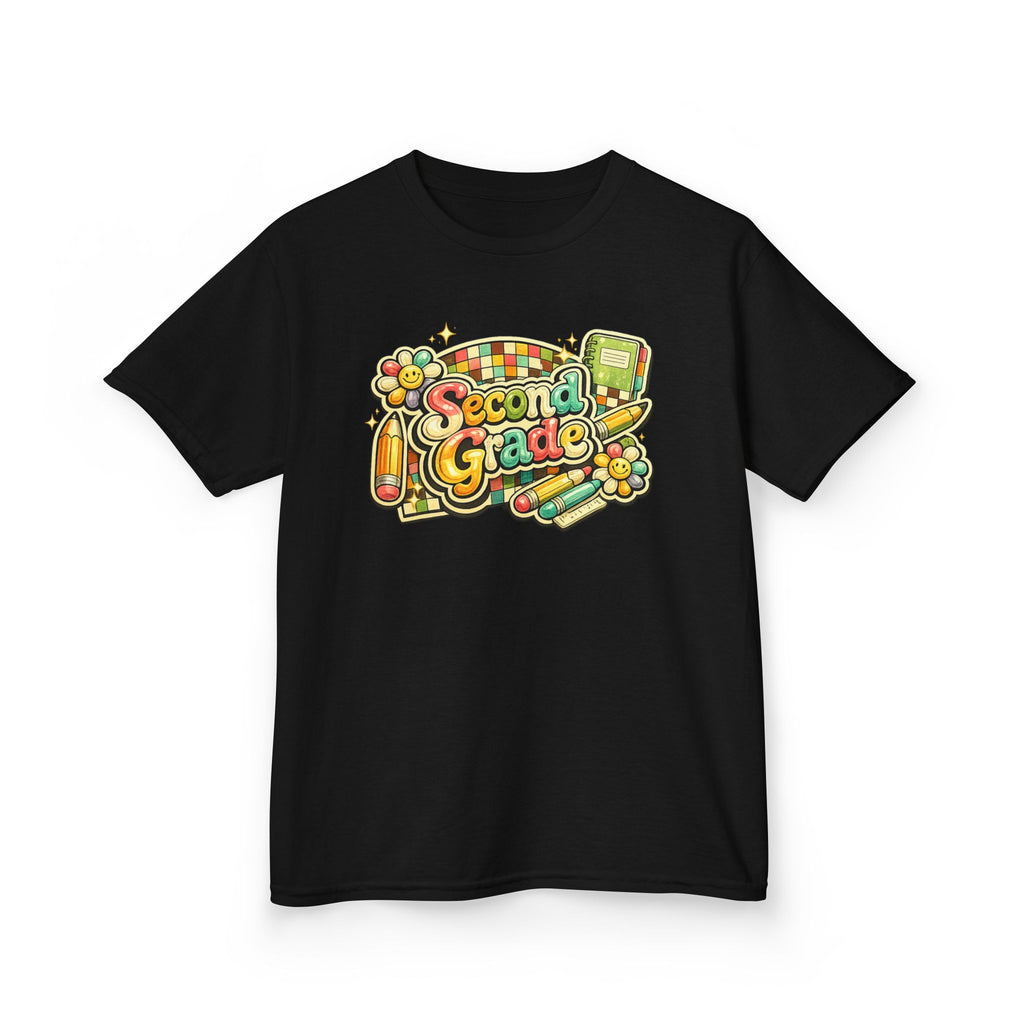 Second Grade Rainbow Kids Tee