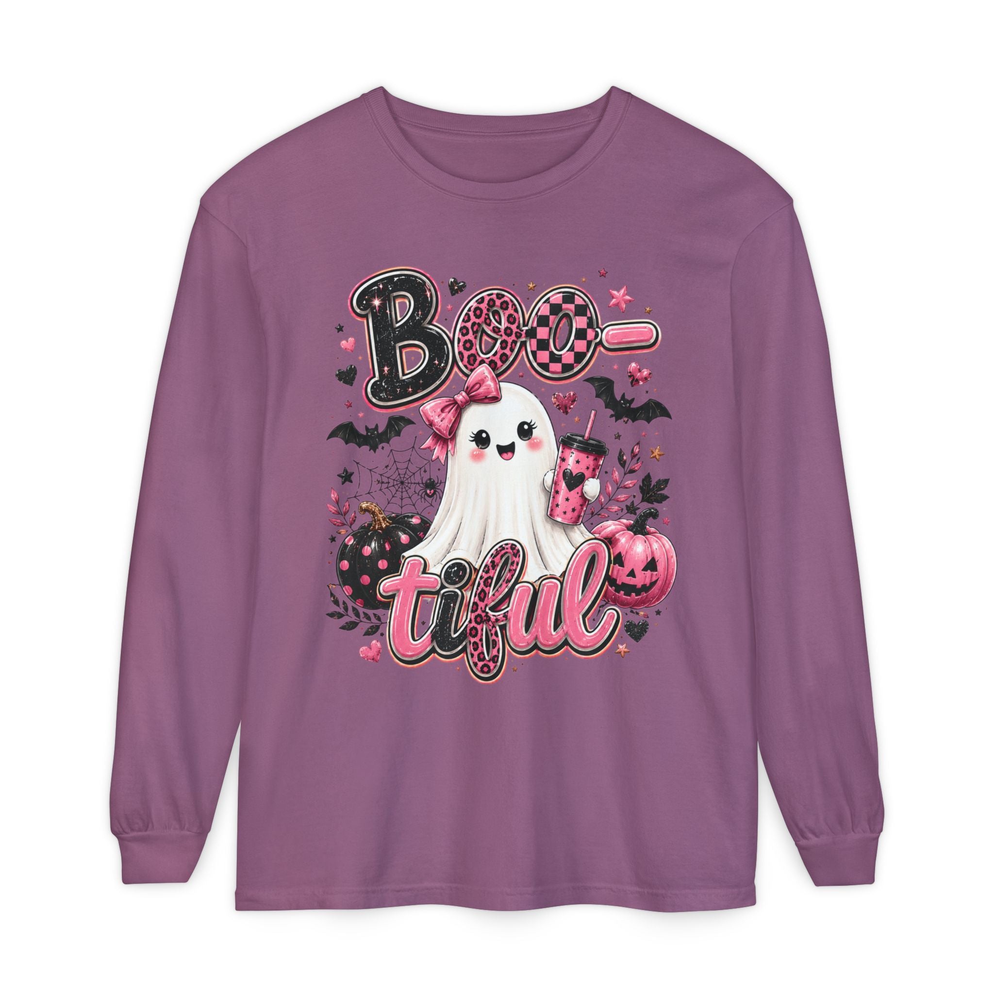 Boo-tiful Ghost Long Sleeve Tee