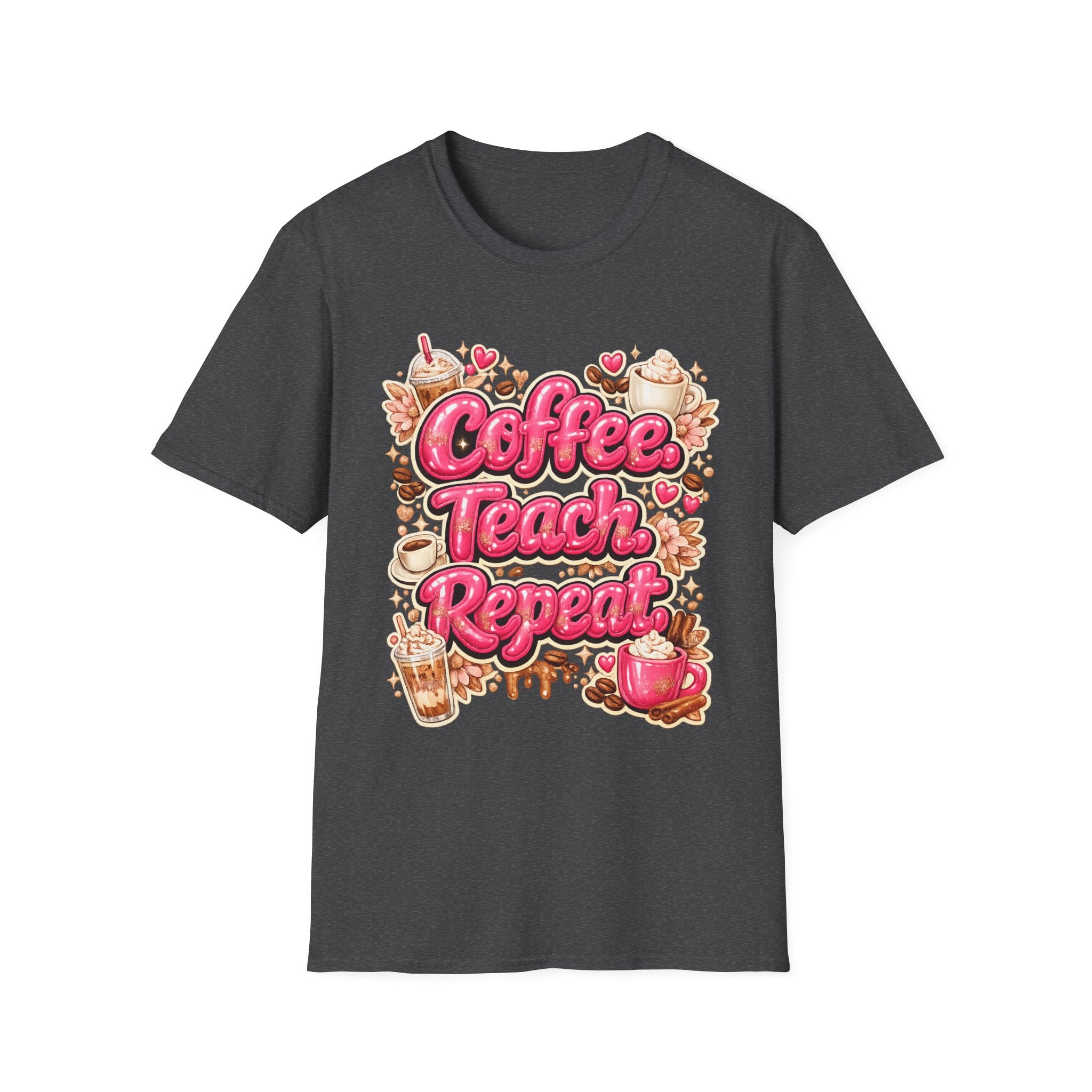 Coffee. Teach. Repeat. T-Shirt