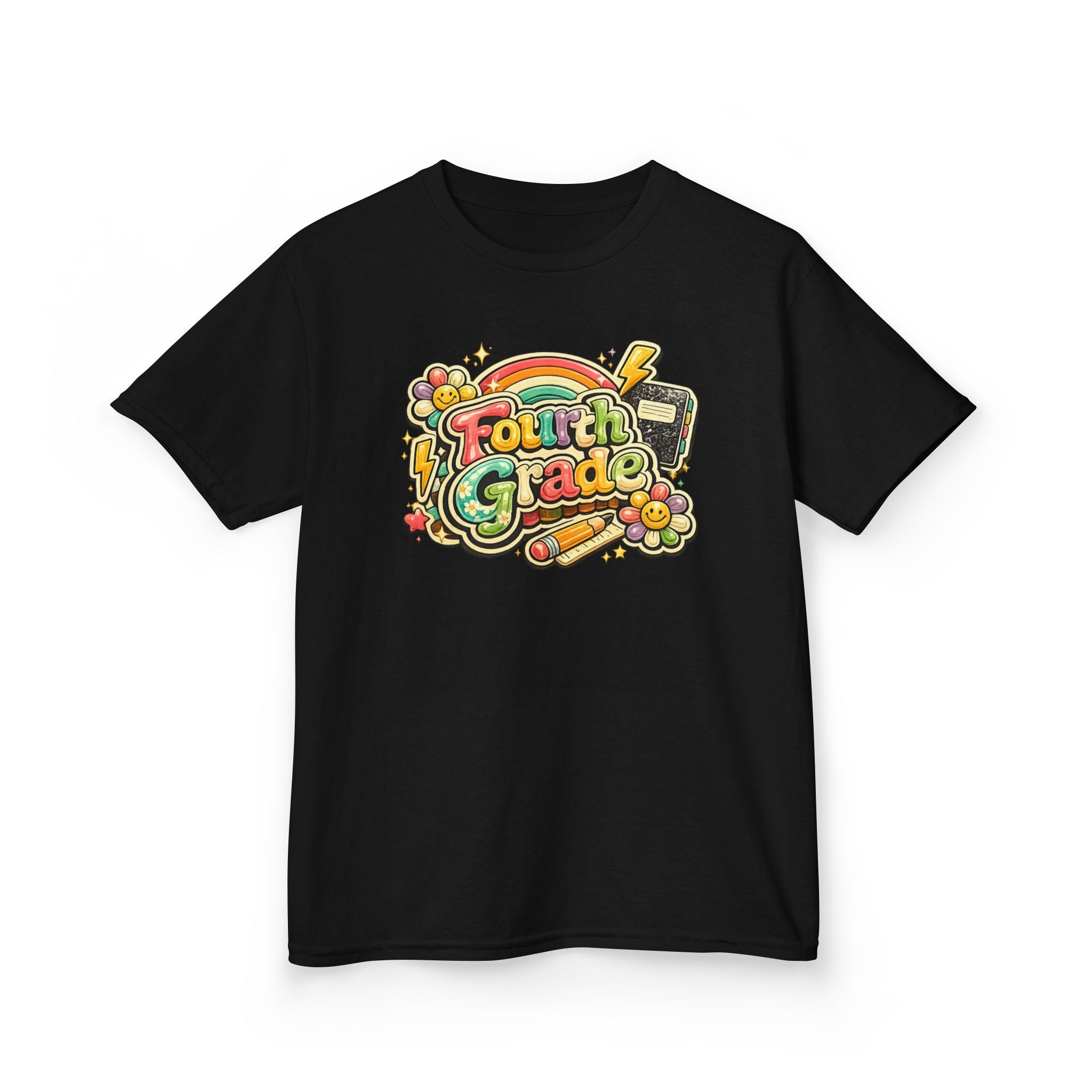Fourth Grade Rainbow Kids Tee