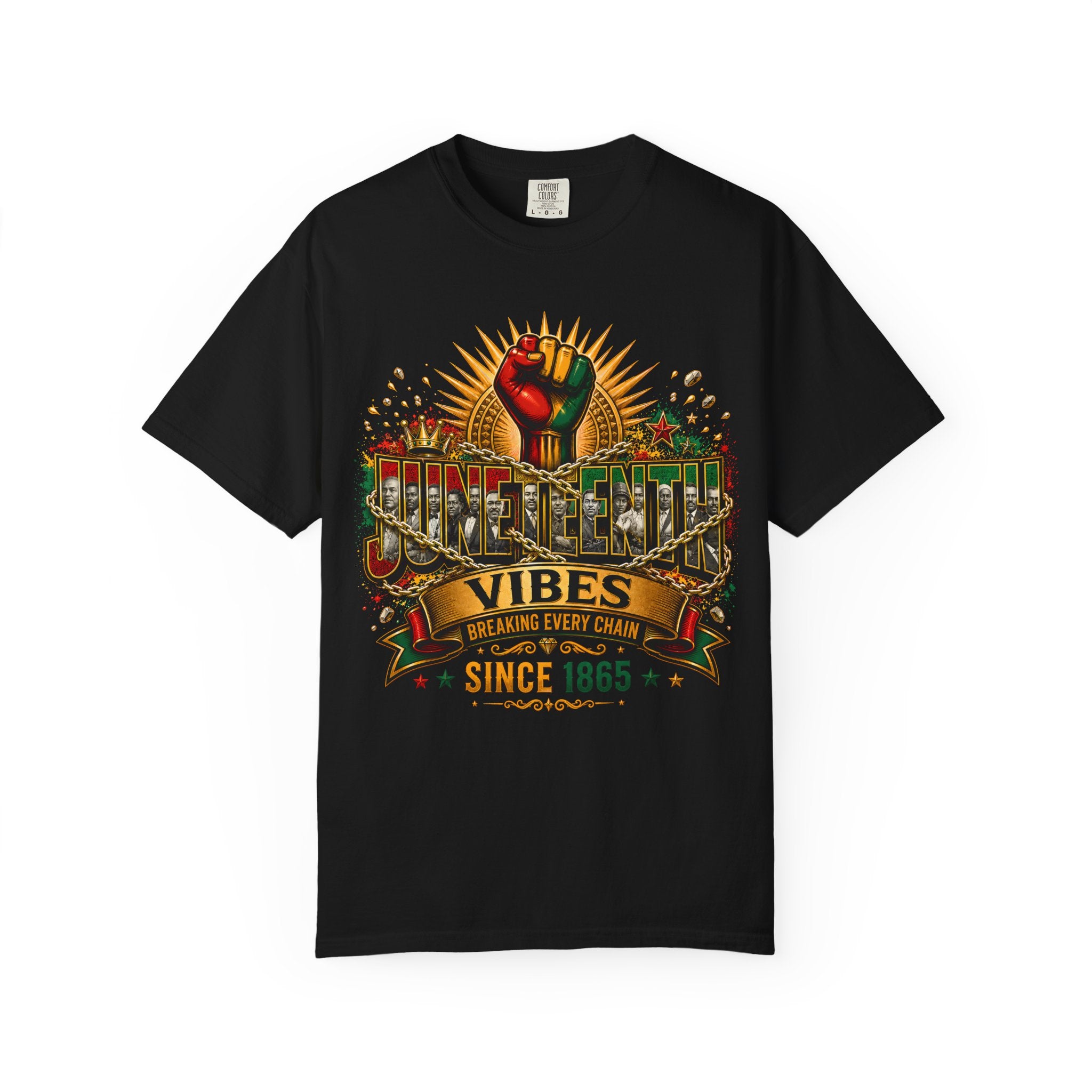 Juneteenth Vibes Graphic Tee (Since 1865) Graphic Tee | Black Excellence Shirt