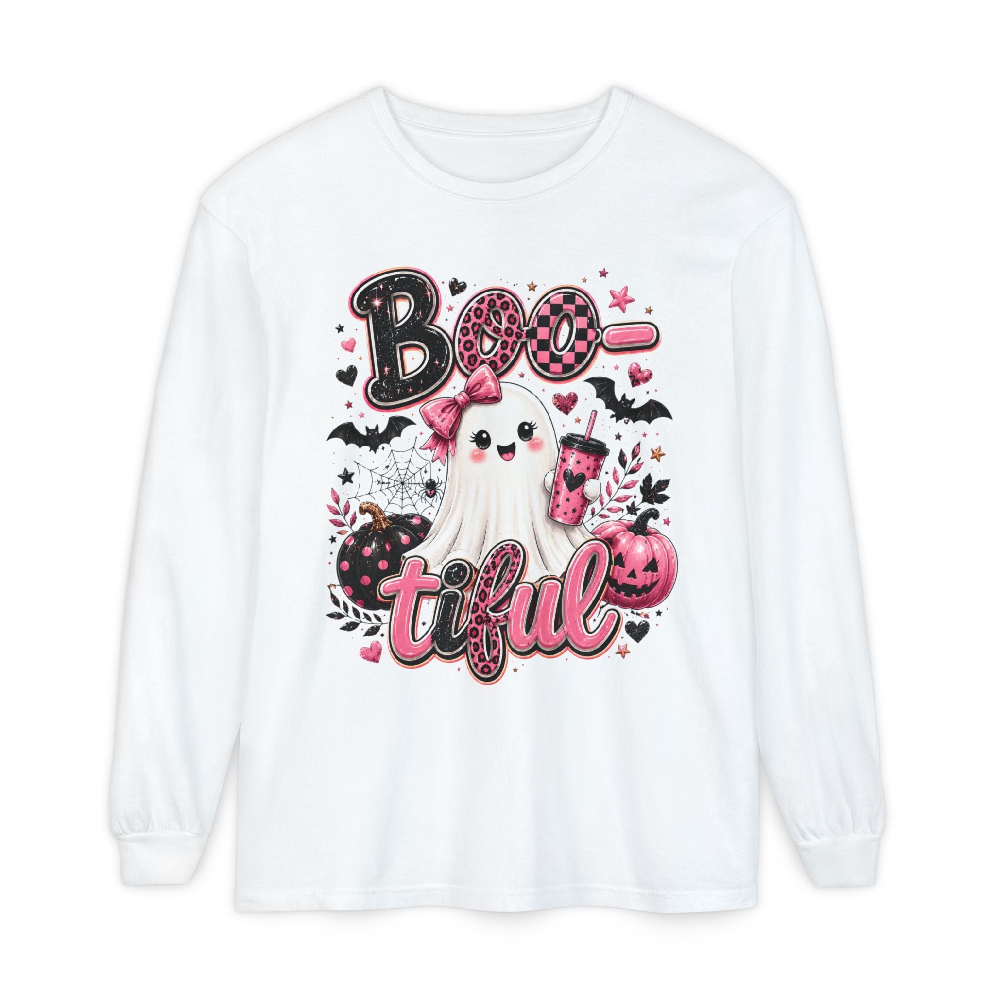 Boo-tiful Ghost Long Sleeve Tee