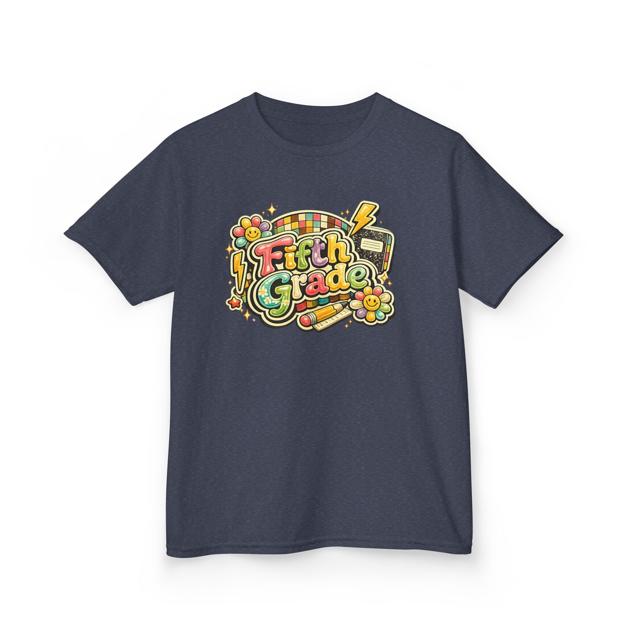 Fifth Grade Rainbow kids Tee