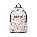 Cute Personalized School Supplies Pattern Backpack