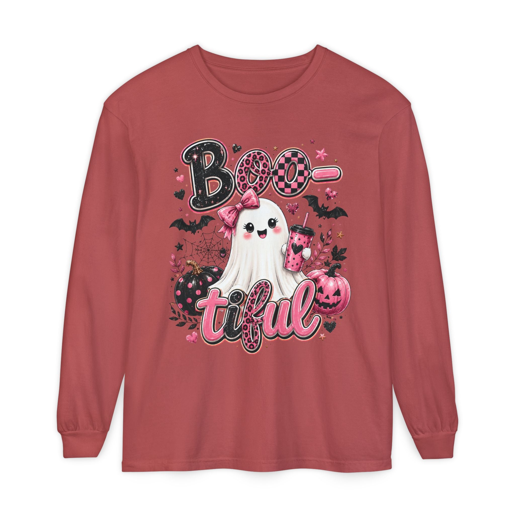 Boo-tiful Ghost Long Sleeve Tee