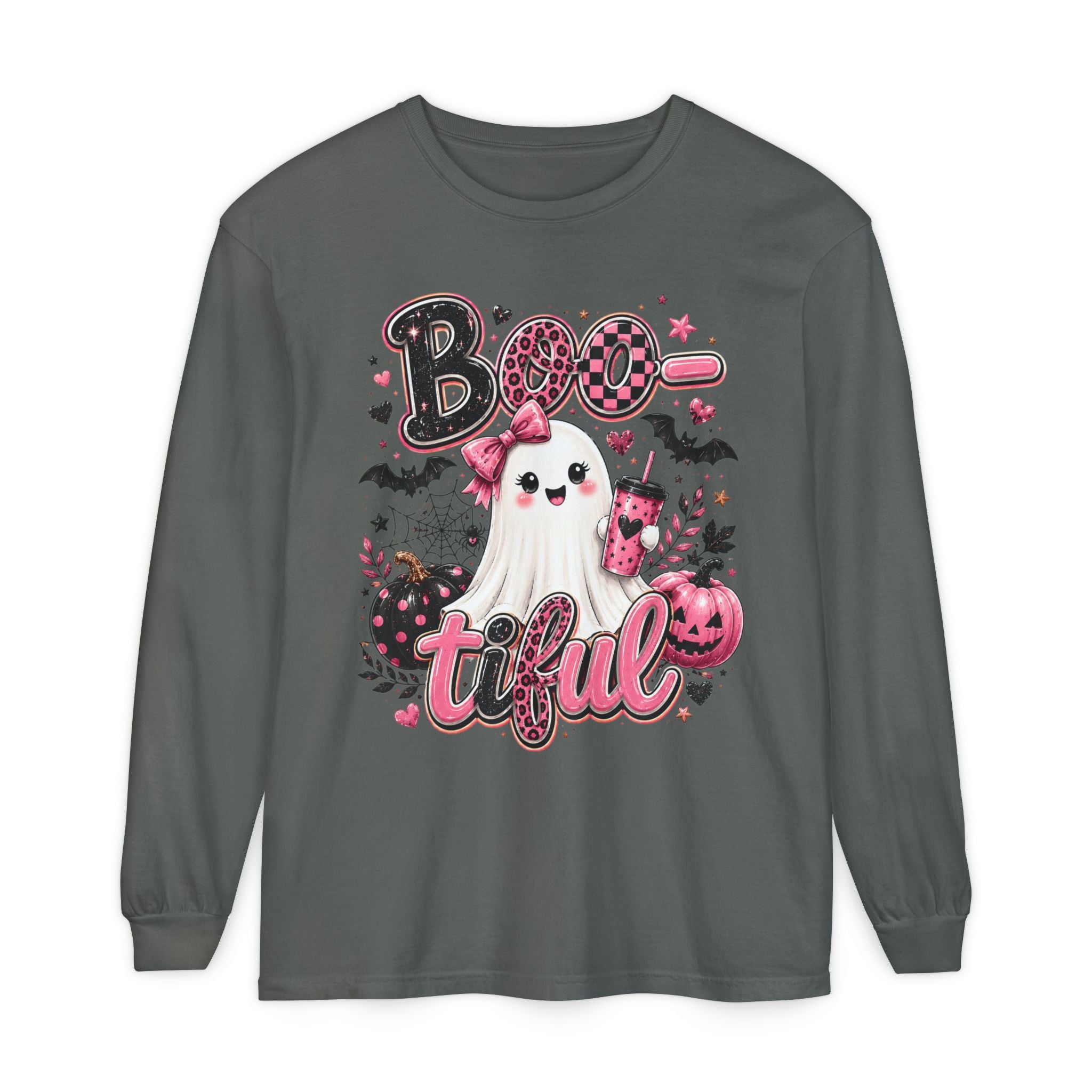 Boo-tiful Ghost Long Sleeve Tee