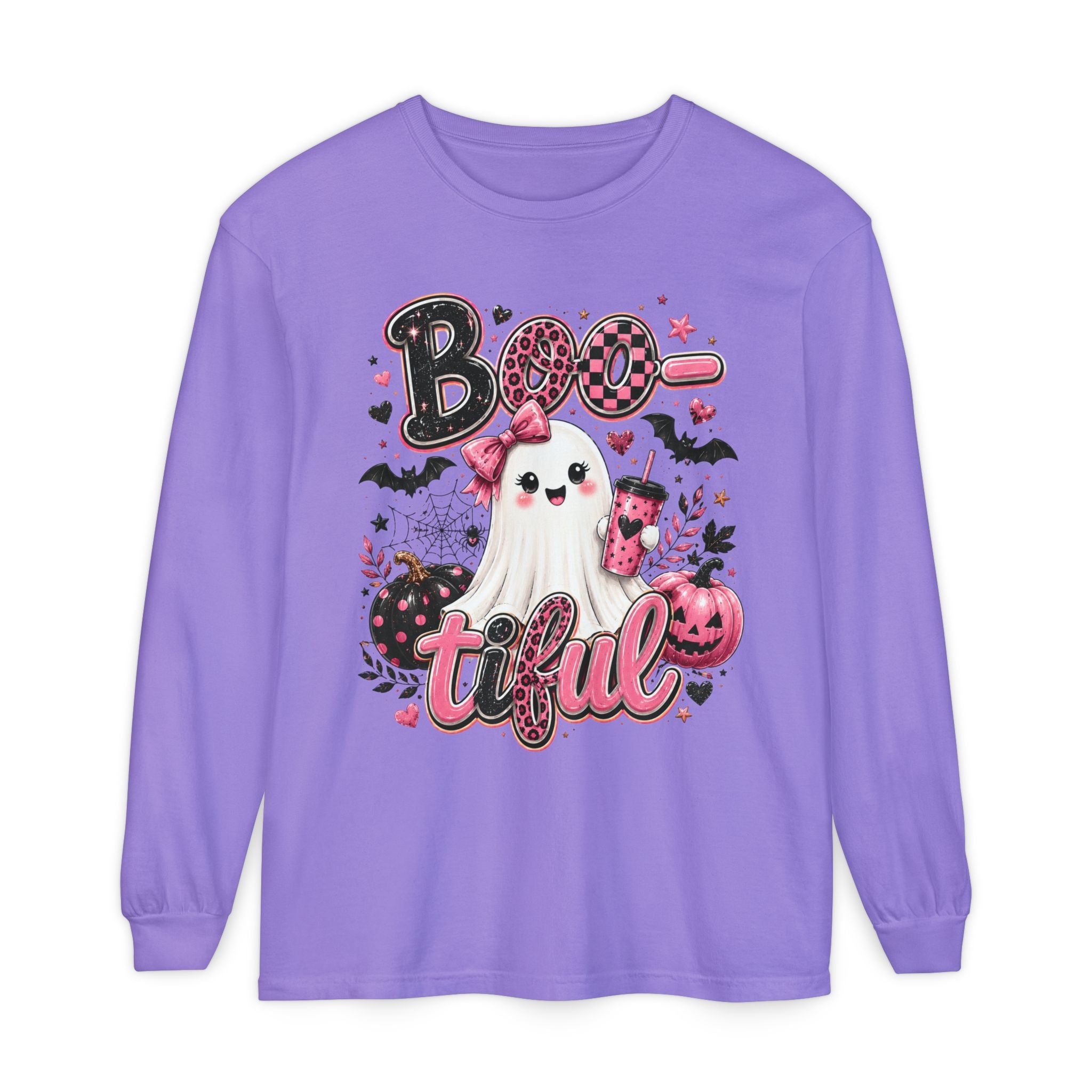 Boo-tiful Ghost Long Sleeve Tee