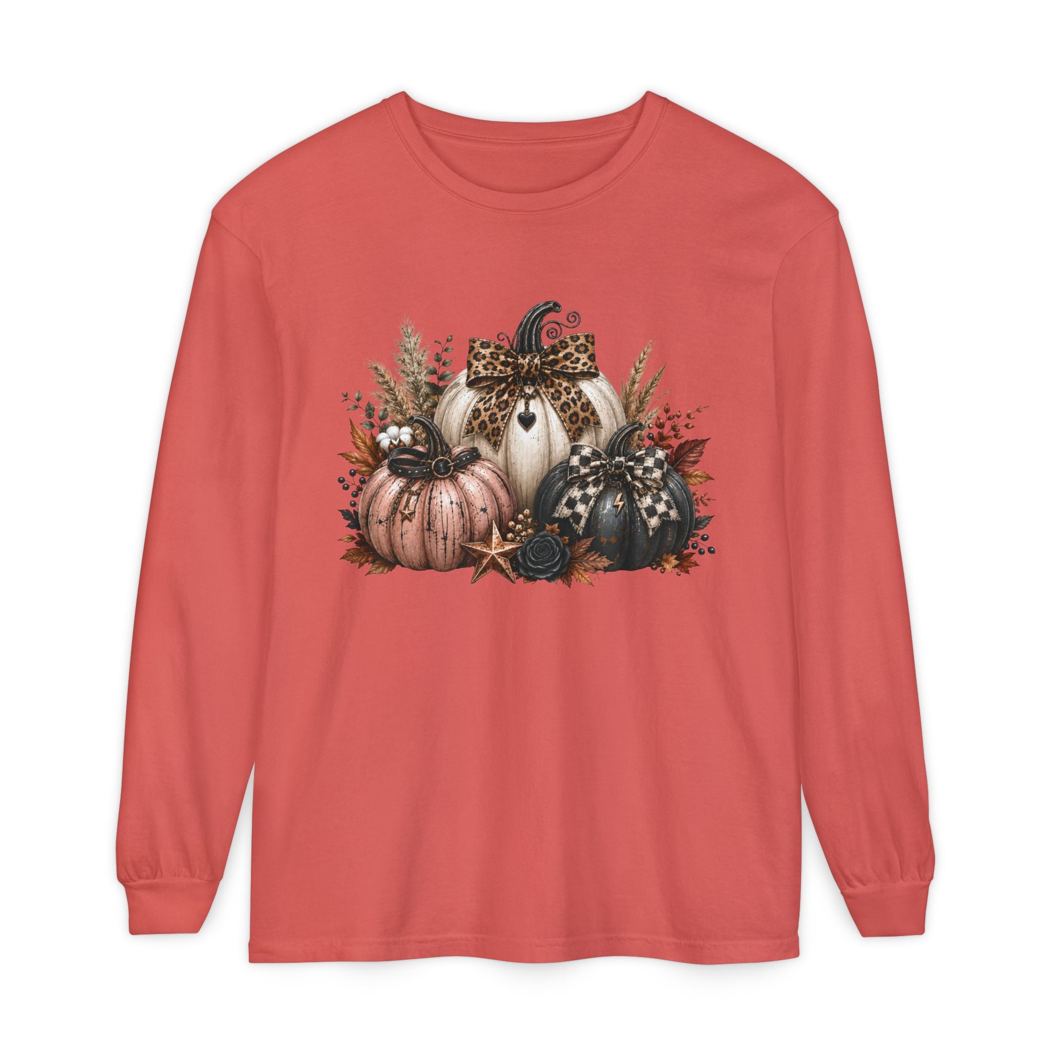 Halloween Pumpkins Long Sleeve Tee