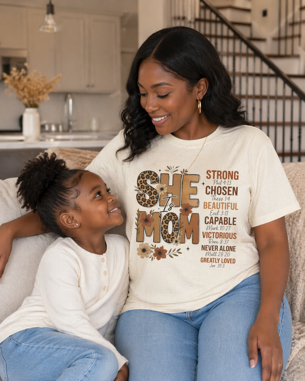 She is Mom Inspirational Tee