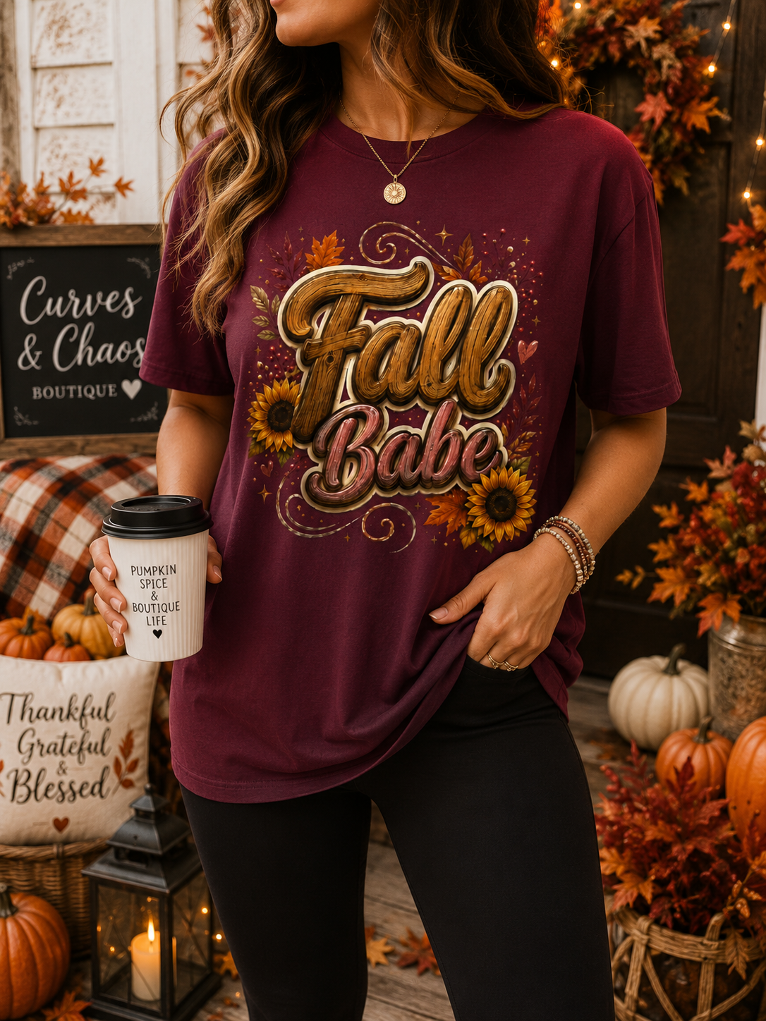 Fall Babe T shirt
