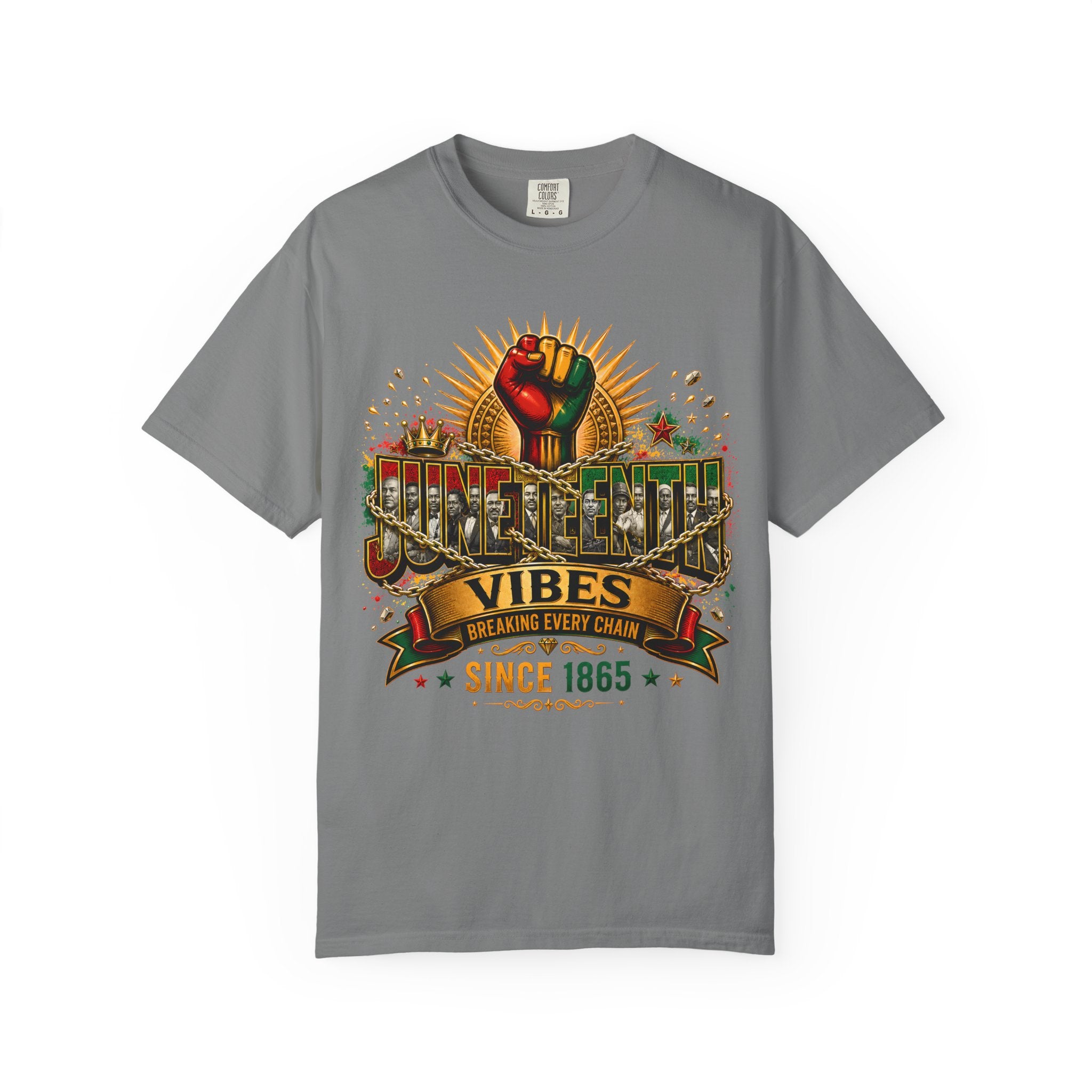 Juneteenth Vibes Graphic Tee (Since 1865) Graphic Tee | Black Excellence Shirt