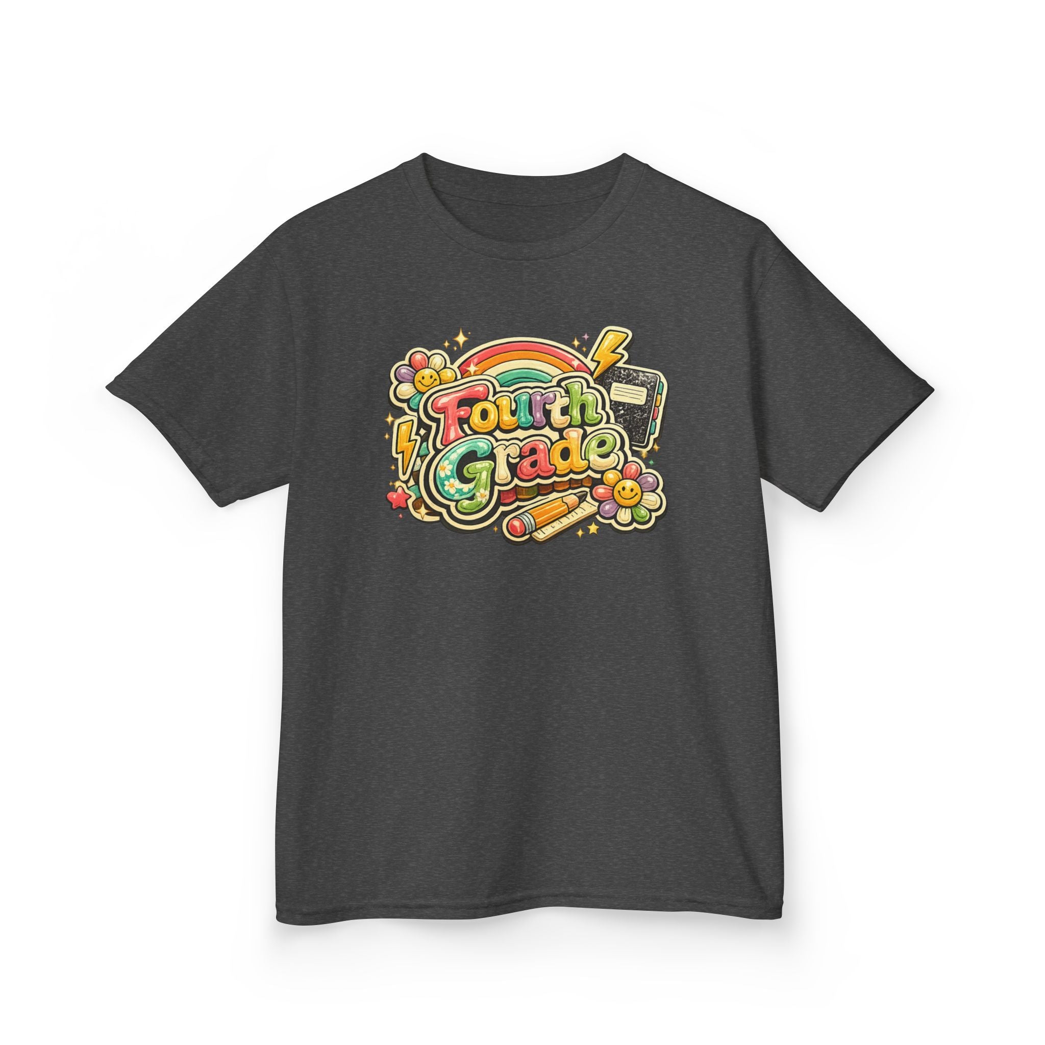 Fourth Grade Rainbow Kids Tee