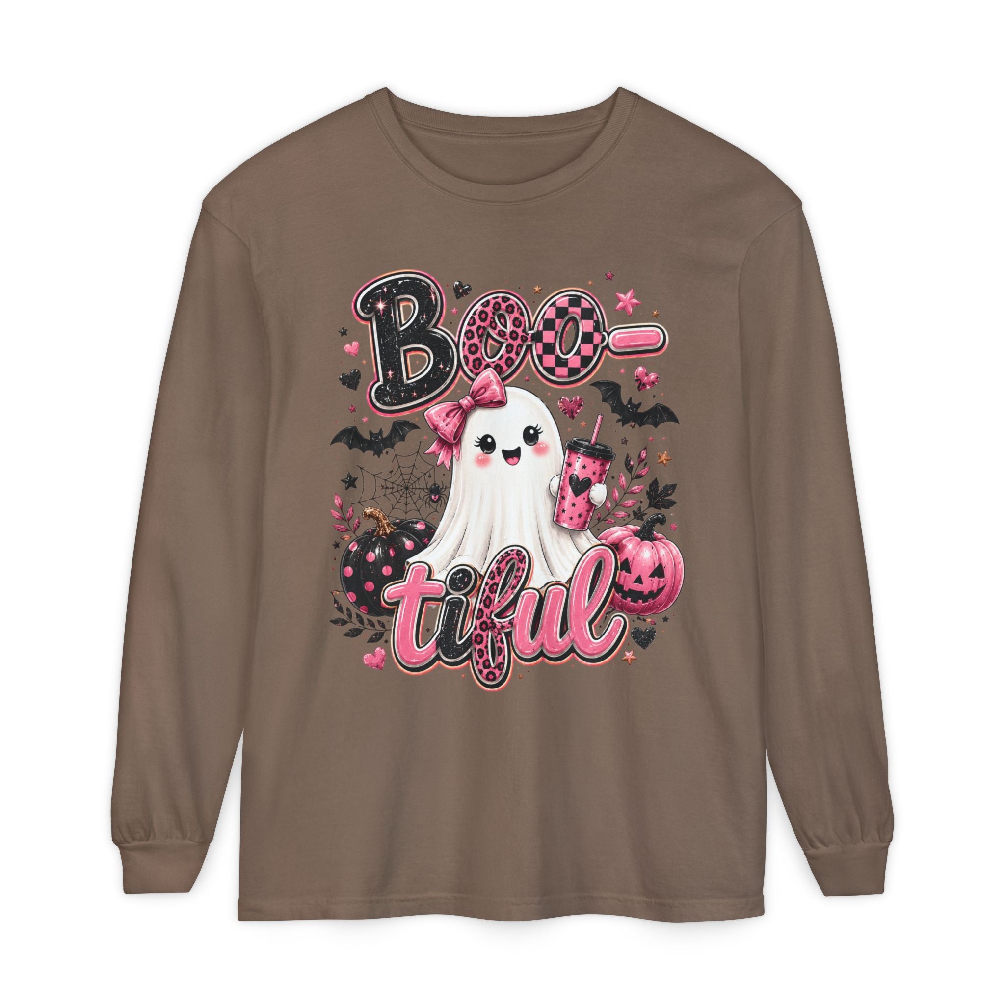 Boo-tiful Ghost Long Sleeve Tee