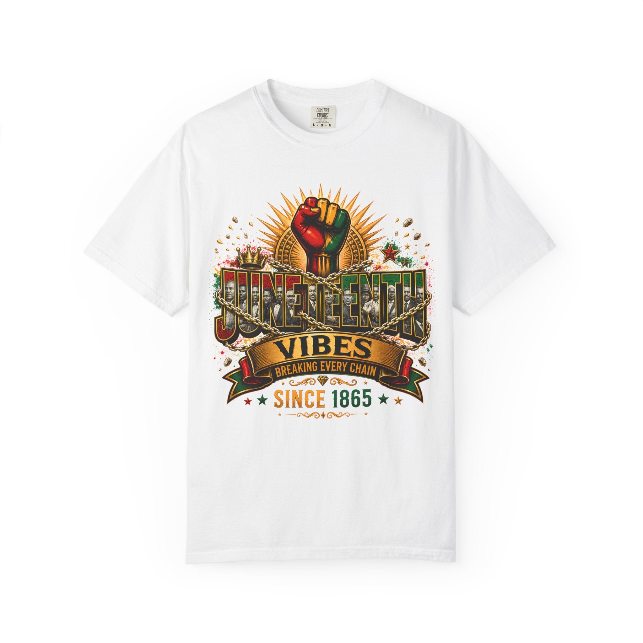 Juneteenth Vibes Graphic Tee (Since 1865) Graphic Tee | Black Excellence Shirt