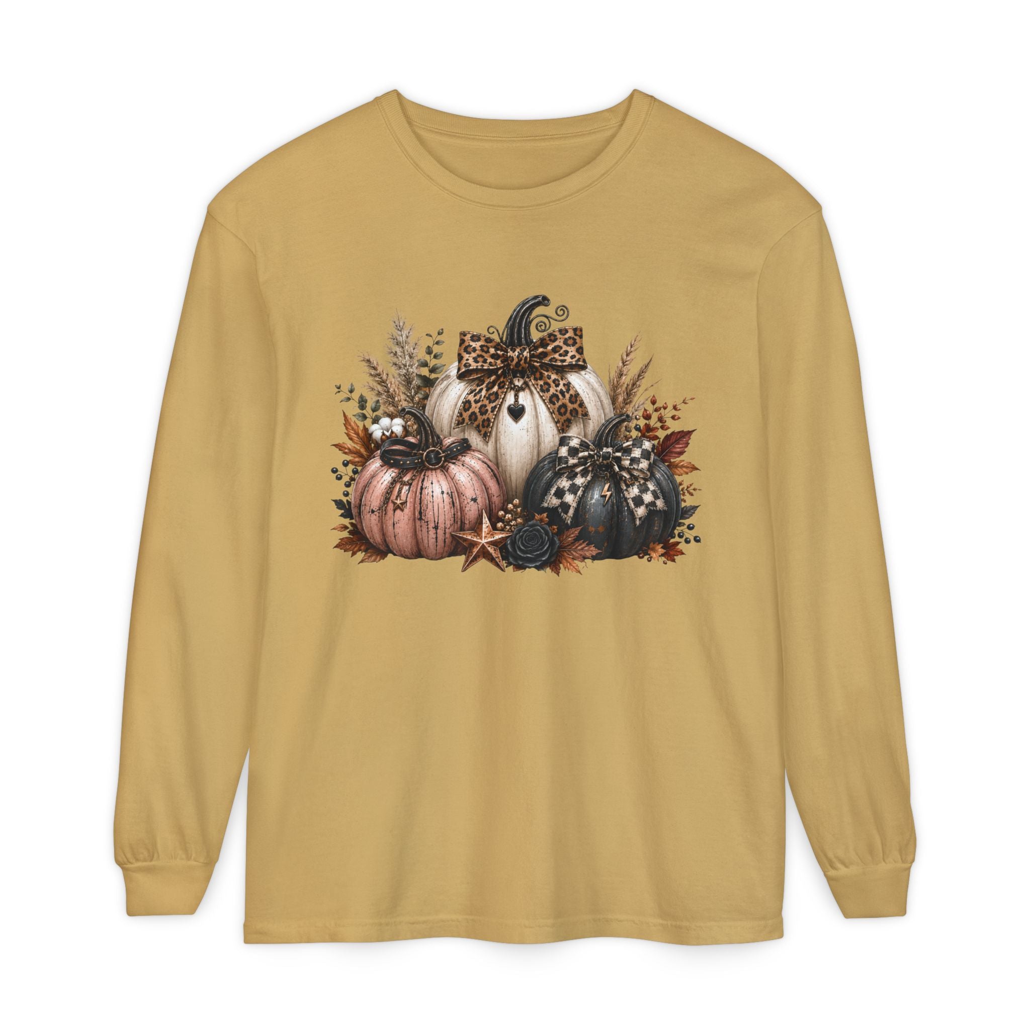 Halloween Pumpkins Long Sleeve Tee