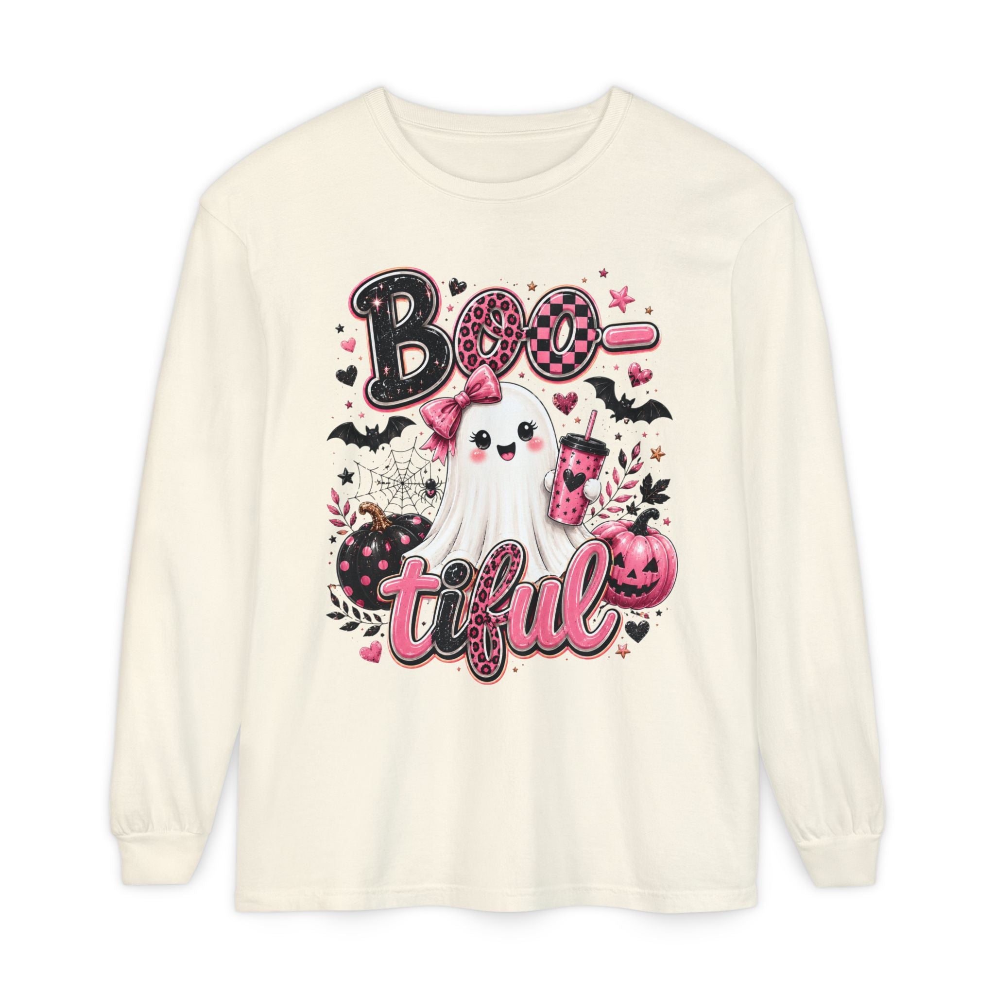 Boo-tiful Ghost Long Sleeve Tee