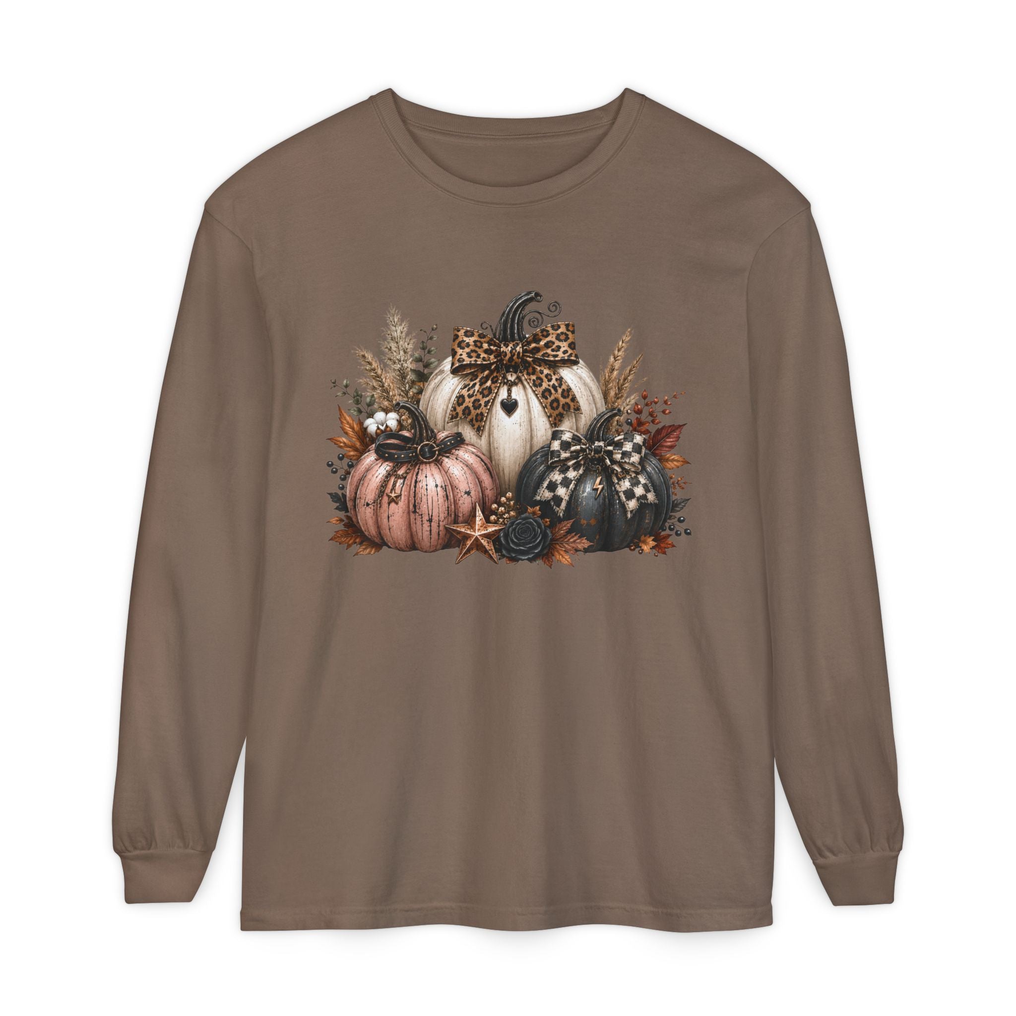 Halloween Pumpkins Long Sleeve Tee