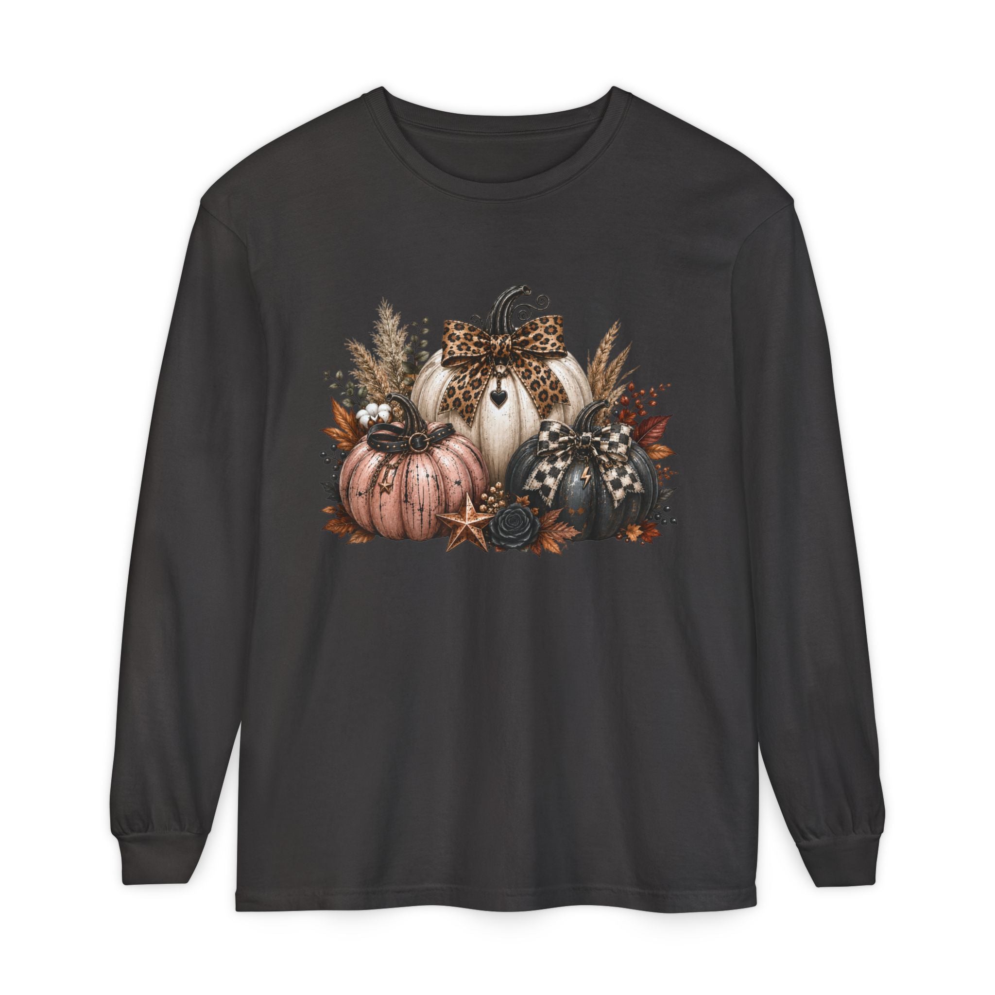 Halloween Pumpkins Long Sleeve Tee