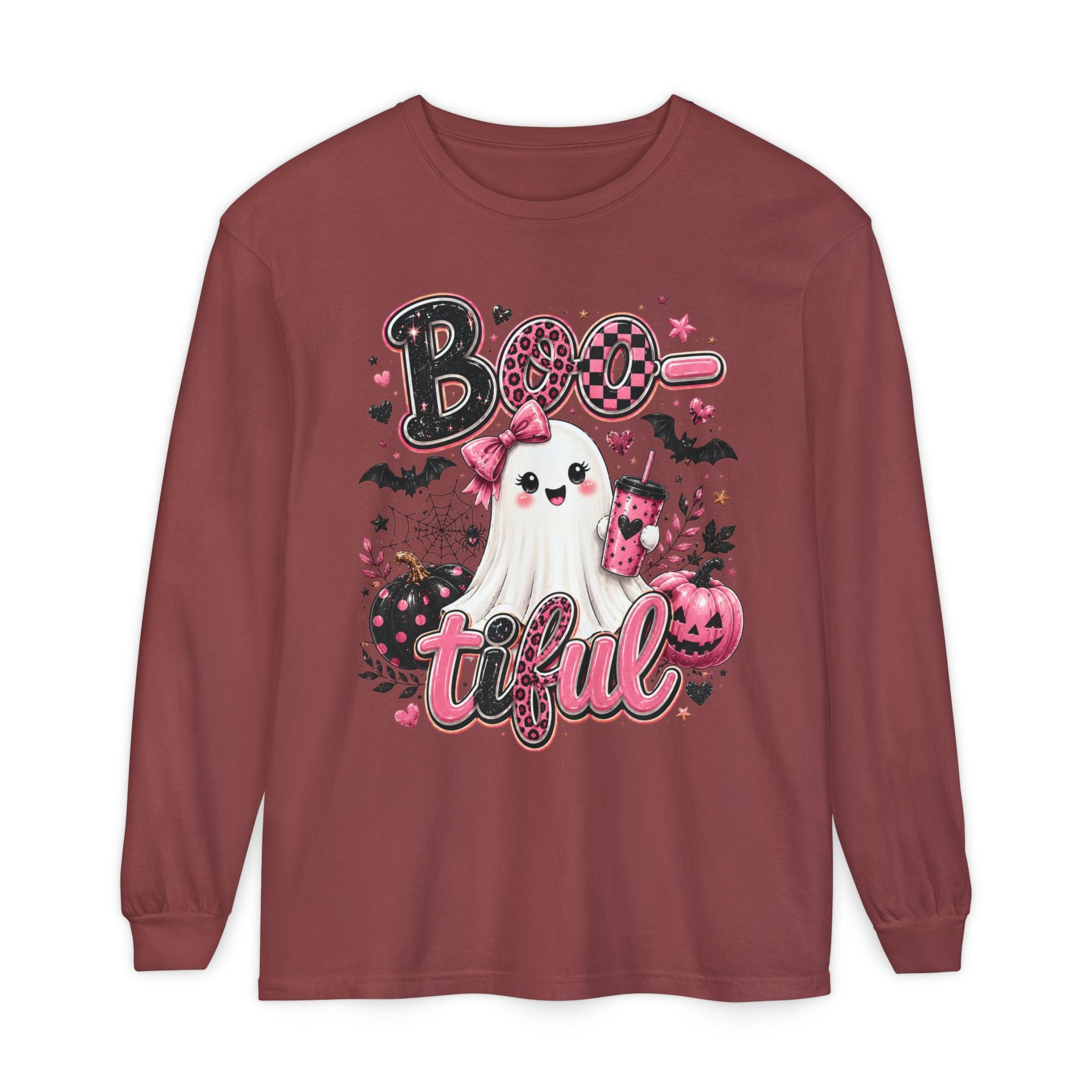 Boo-tiful Ghost Long Sleeve Tee