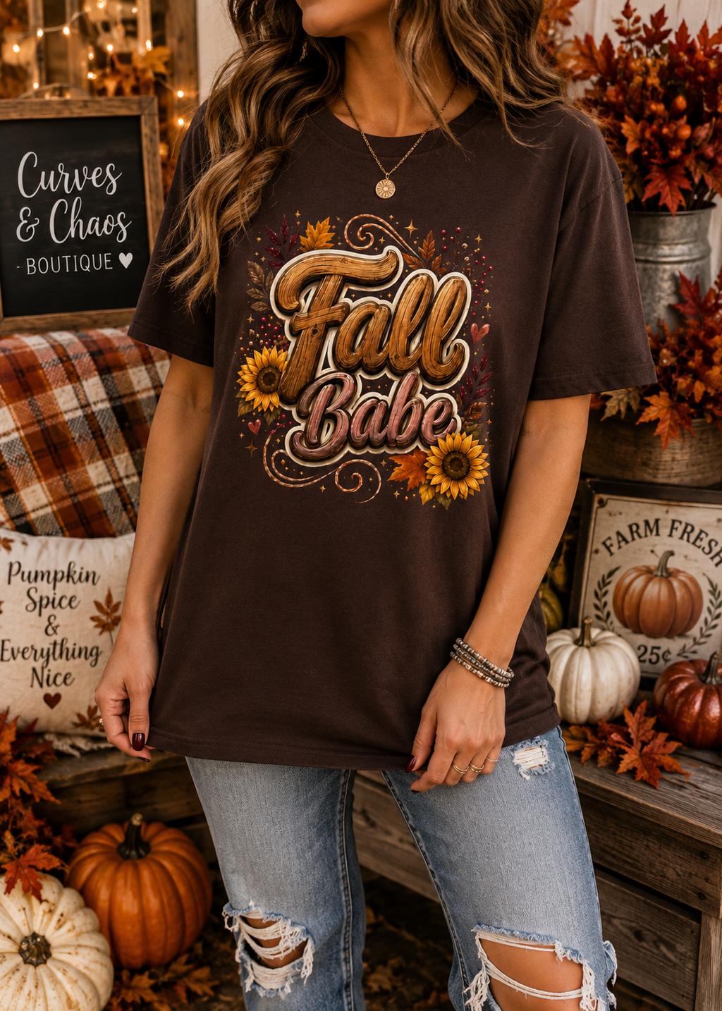 Fall Babe T shirt