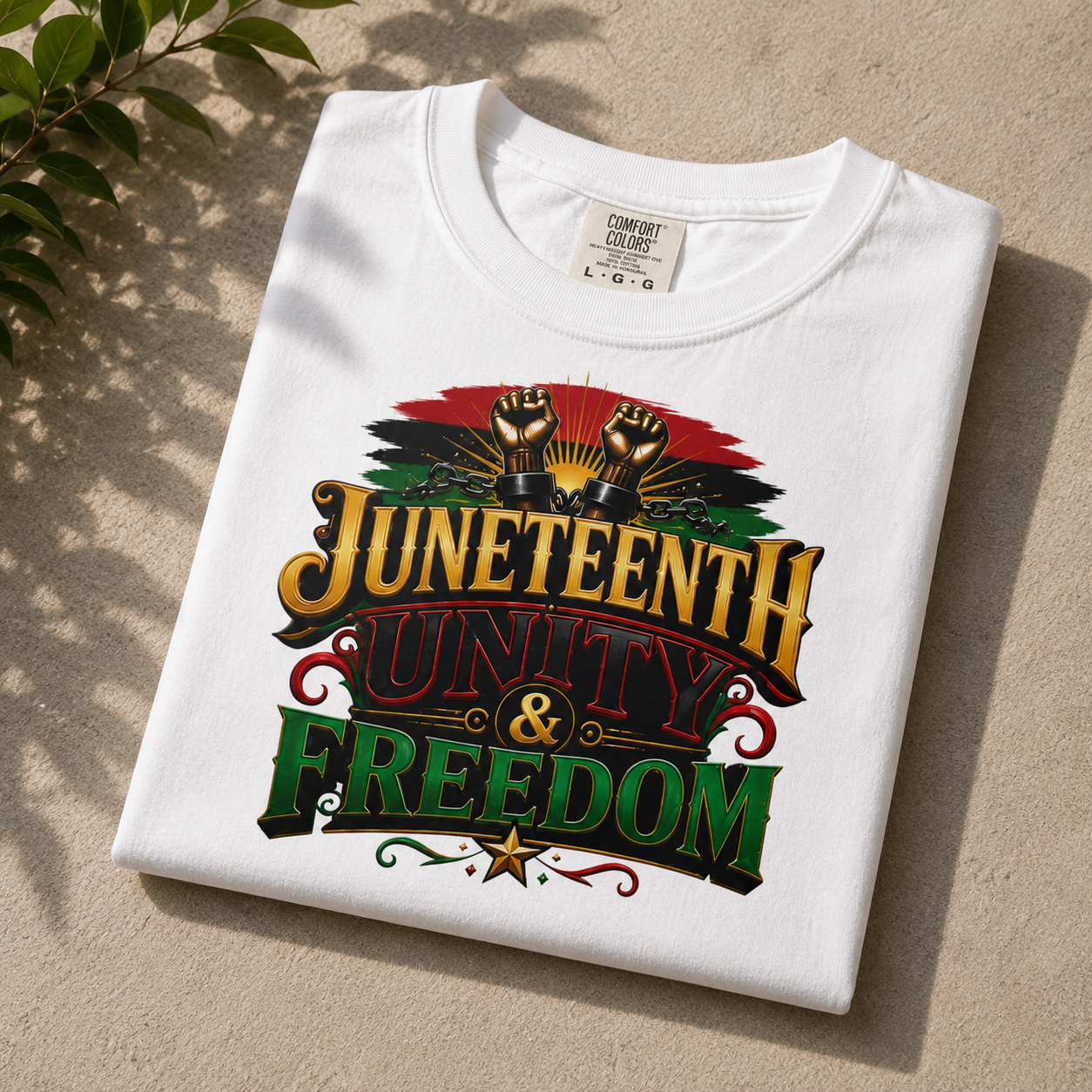 Juneteenth Unity Freedom T-Shirt