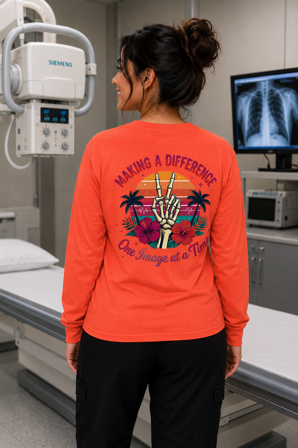Radiologic Technologist Long Sleeve Tee | Making a Difference: One Image at a Time